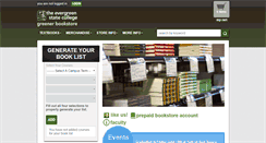 Desktop Screenshot of evergreen-greener-bookstore.com